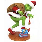 Dr. Seuss The Grinch Fabric Mache 6-Inch Statue